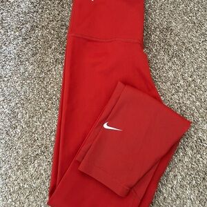 Nike Dri-FIT Red Leggings Women’s XS Athletic Training Pants
